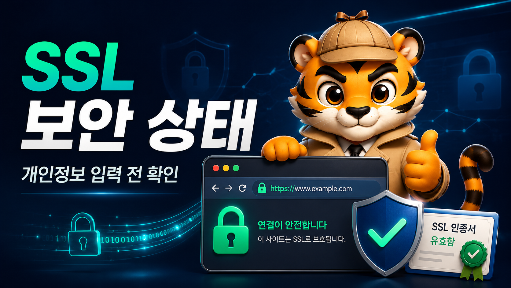 SSL 보안 상태 확인 이미지