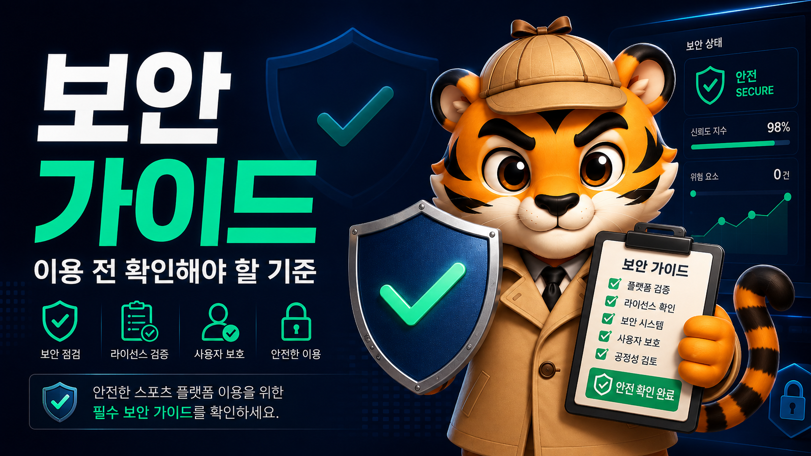 스포츠 사이트 보안성 검토 기준 대표 이미지